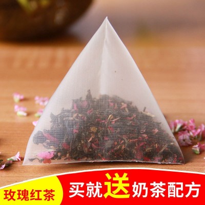 云南滇红玫瑰花茶奶茶店茶包袋泡茶 奶茶原料茶叶批发玫瑰红茶