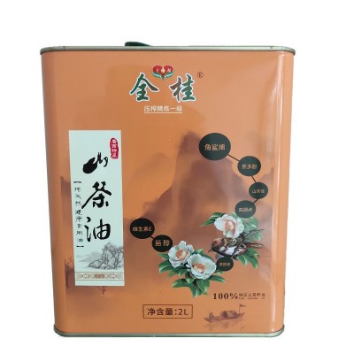 【批发厂家】全桂精练山茶油2L初榨物理压榨 食用油 宝宝护肤油