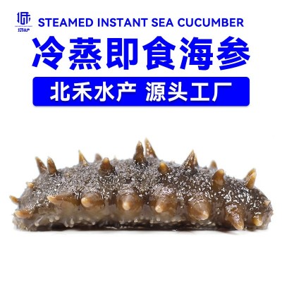 源头工厂 批发零售年货水产即食海参15-25头/500克冷蒸即食海参